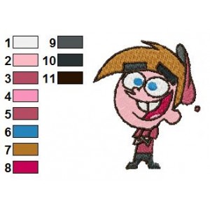 Fairly Oddparents Embroidery Design